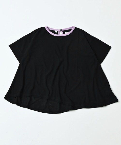 Life Support Products（ライフサポートプロダクツ）の「梨地アシンメトリーチュニック（80～150cm）（チュニック・キッズ・オレンジ/チャコール/グリーン・150/100/95/80/120/130/110/140/90）」の2枚目の写真