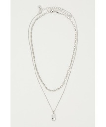 LAGUA GEM | INITIAL MOTIF N/C / イニシャルモチーフ ネックレスセット(ネックレス)