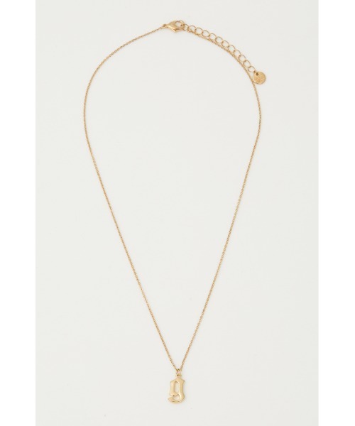 LAGUA GEM（ラグアジェム）の「INITIAL MOTIF N/C / イニシャルモチーフ ネックレスセット（ネックレス・レディース・ゴールド/シルバー・FREE）」の4枚目の写真