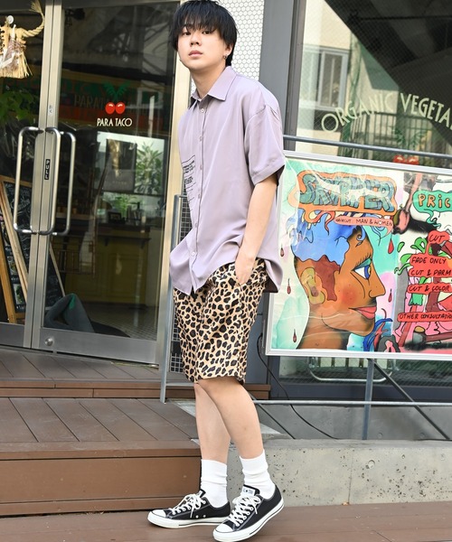 URBAN COLLECTION（アーバンコレクション）の「フォトバックプリント半袖シャツ（シャツ/ブラウス・メンズ・ピンク/ホワイト/ブルー/ブラック・L/M）」の8枚目の写真