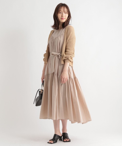 Andemiu(アンデミュウ)の「ボリュームアシメワンピース285025(ワンピース・レディース・ベージュ/カーキ/オレンジ・FREE)」の11枚目の写真