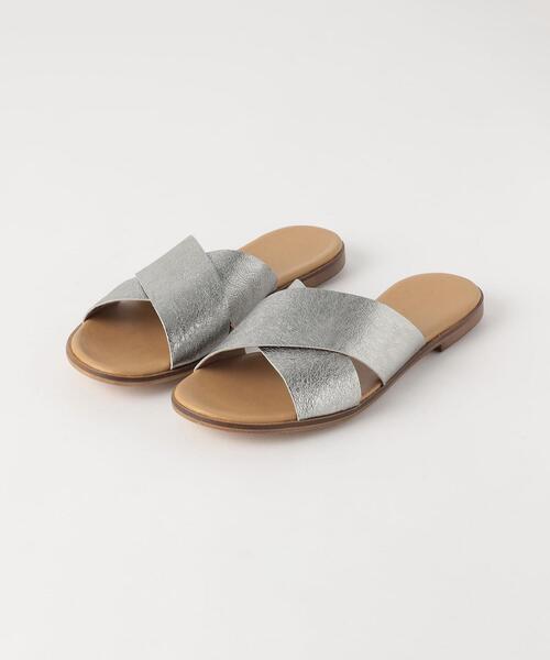 BE CALLEJON(ビーカジェホン)の「<BE CALLEJON>クロスサンダル(サンダル・レディース・シルバー/ナチュラル・39/38/37/36)」の8枚目の写真