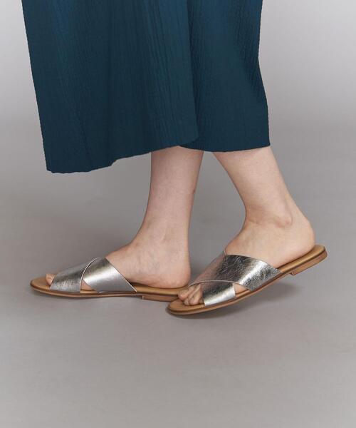 BE CALLEJON(ビーカジェホン)の「<BE CALLEJON>クロスサンダル(サンダル・レディース・シルバー/ナチュラル・39/38/37/36)」の10枚目の写真