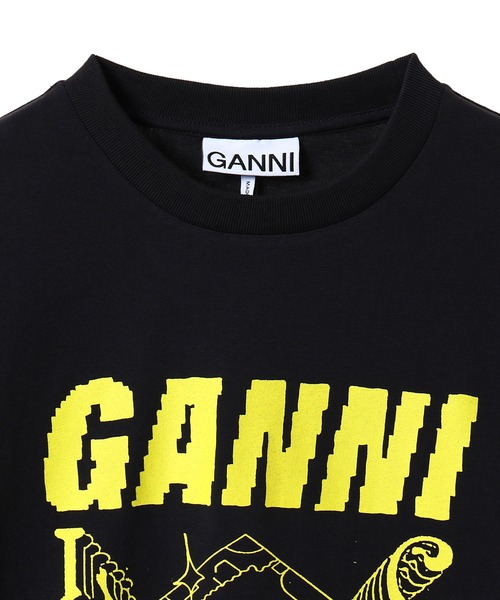 GANNI（ガニー）の「GANNI Basic Cotton Jersey S/S Tee T3140（Tシャツ/カットソー・レディース・ブラック・X-SMALL）」の5枚目の写真