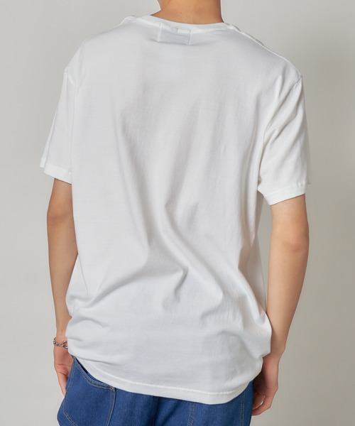 SETUP7（セットアップセブン）の「【SETUP7】ベーシックダウンショルダー半袖Tシャツ SCCH011（Tシャツ/カットソー・メンズ・ダークグレー/サックスブルー/ブラック/ホワイト・FREE）」の12枚目の写真