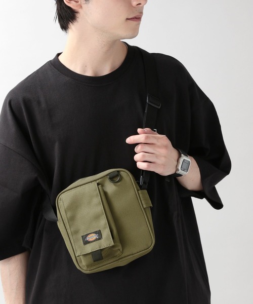Dickies（ディッキーズ）の「【Dickies】スクエアミニショルダーバッグ（ショルダーバッグ・メンズ・ブラック/オリーブ/オレンジ・FREE）」の3枚目の写真