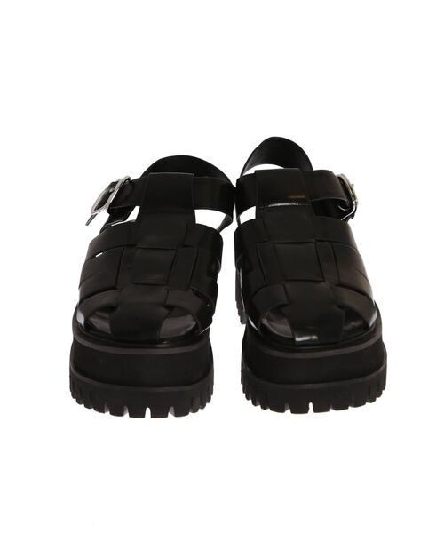 EMODA(エモダ)の「タンクカットアウトサンダル(サンダル・レディース・ブラック/ホワイト・SMALL/MEDIUM/LARGE)」の12枚目の写真