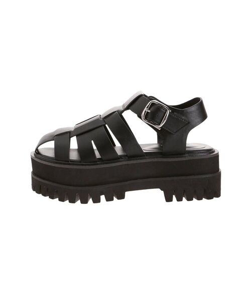 EMODA(エモダ)の「タンクカットアウトサンダル(サンダル・レディース・ブラック/ホワイト・SMALL/MEDIUM/LARGE)」の21枚目の写真