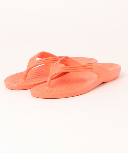 salle de bal（サルデバル）の「MARUNAKA / マルナカ  トングサンダル  ビーチサンダル ビーサン 便サン No 95 MKG（サンダル・レディース・オレンジ/ブラック/ベージュ・L/M）」の6枚目の写真