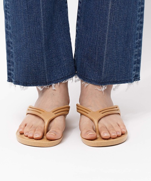 salle de bal（サルデバル）の「MARUNAKA / マルナカ  トングサンダル  ビーチサンダル ビーサン 便サン No 95 MKG（サンダル・レディース・オレンジ/ブラック/ベージュ・L/M）」の20枚目の写真