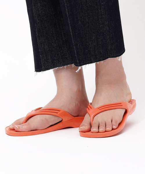 salle de bal（サルデバル）の「MARUNAKA / マルナカ  トングサンダル  ビーチサンダル ビーサン 便サン No 95 MKG（サンダル・レディース・オレンジ/ブラック/ベージュ・L/M）」の21枚目の写真