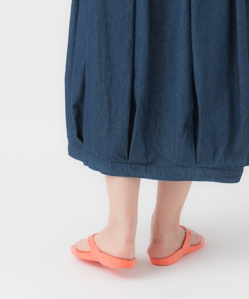 salle de bal（サルデバル）の「MARUNAKA / マルナカ  トングサンダル  ビーチサンダル ビーサン 便サン No 95 MKG（サンダル・レディース・オレンジ/ブラック/ベージュ・L/M）」の19枚目の写真