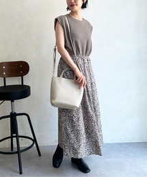 Chez toi（シェトワ）の「かぎ針ドッキングロングワンピース（ワンピース）」