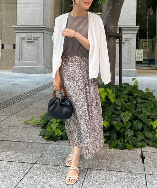 Chez toi（シェトワ）の「かぎ針ドッキングロングワンピース