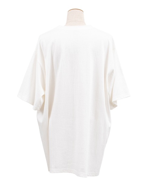 PUNYUS（プニュズ）の「DANCEHALLビッグＴシャツ（Tシャツ/カットソー・レディース・オレンジ/スミクロ/ホワイト・3/4）」の22枚目の写真