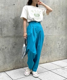 HONEYSUCKLE ROSE | 【HONEYSUCKLE ROSE】カラータックイージーパンツ(その他パンツ)