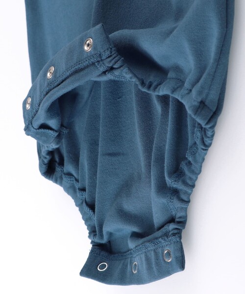 BRANSHES(ブランシェス)の「【あにまるシリーズ】発泡プリント長袖カバーオール(ロンパース・キッズ・ネイビー/ブラウン・70/80)」の11枚目の写真