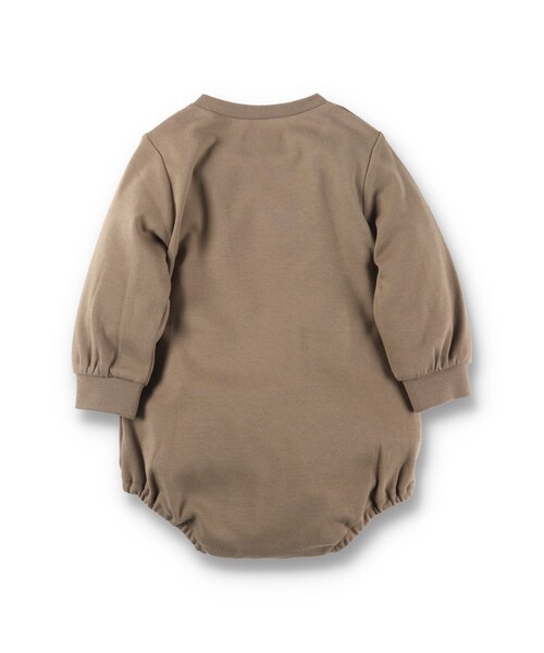 BRANSHES(ブランシェス)の「【あにまるシリーズ】発泡プリント長袖カバーオール(ロンパース・キッズ・ネイビー/ブラウン・70/80)」の13枚目の写真