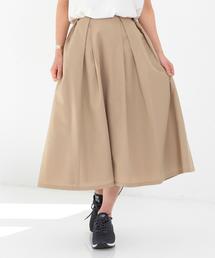 Another Edition | タックロングスカート/AEFC  PE/C TUCK LONG SK(スカート)