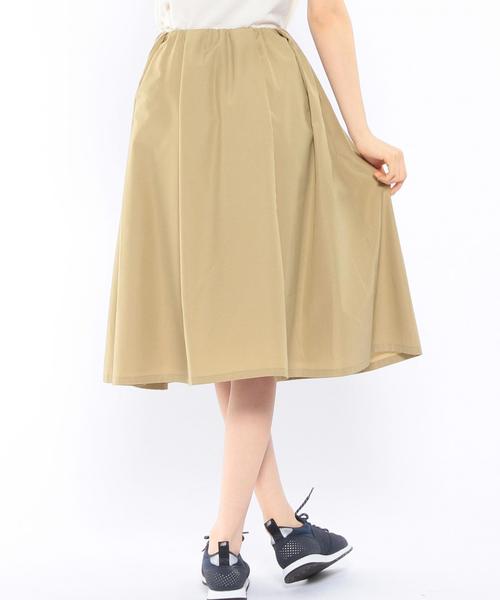 Another Edition（アナザーエディション）の「タックロングスカート/AEFC  PE/C TUCK LONG SK◆（スカート・レディース・オフホワイト/ブラック/ベージュ・ﾌﾘ-）」の5枚目の写真