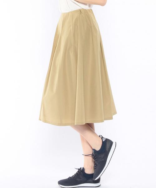 Another Edition（アナザーエディション）の「タックロングスカート/AEFC  PE/C TUCK LONG SK◆（スカート・レディース・オフホワイト/ブラック/ベージュ・ﾌﾘ-）」の6枚目の写真