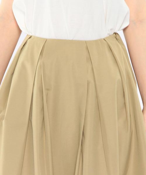 Another Edition（アナザーエディション）の「タックロングスカート/AEFC  PE/C TUCK LONG SK◆（スカート・レディース・オフホワイト/ブラック/ベージュ・ﾌﾘ-）」の8枚目の写真