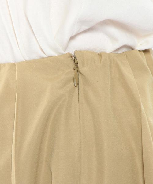 Another Edition（アナザーエディション）の「タックロングスカート/AEFC  PE/C TUCK LONG SK◆（スカート・レディース・オフホワイト/ブラック/ベージュ・ﾌﾘ-）」の14枚目の写真