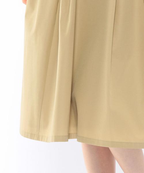 Another Edition（アナザーエディション）の「タックロングスカート/AEFC  PE/C TUCK LONG SK◆（スカート・レディース・オフホワイト/ブラック/ベージュ・ﾌﾘ-）」の15枚目の写真