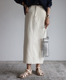 Bonjour Sagan | ステッチタイトデニムスカート(デニムスカート)