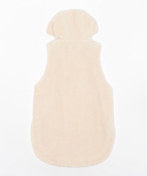 LUGIVA(ルギヴァ)の「ボアジレロングベスト(ベスト・レディース・オフホワイト/ブラック・M)」の16枚目の写真