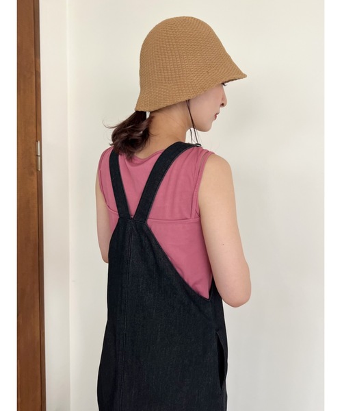 JUMELLE（ジュメロ）の「デニムジャンパースカート（ジャンパースカート・レディース・ブラック・FREE）」の15枚目の写真