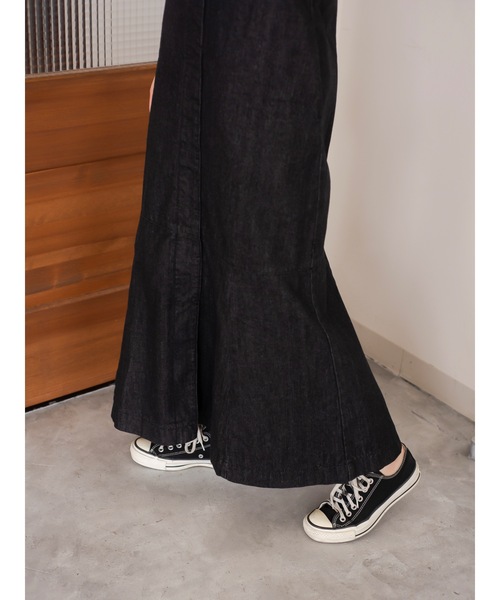 JUMELLE（ジュメロ）の「デニムジャンパースカート（ジャンパースカート・レディース・ブラック・FREE）」の9枚目の写真