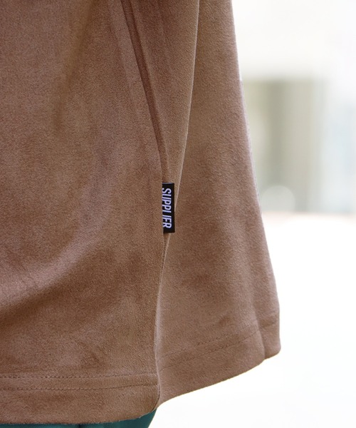 SUPPLIER(サプライヤー)の「SUPPLIER/サプライヤー QUARTER ZIP HALF SLEEVE ハーフジップ(Tシャツ/カットソー・メンズ・ダークブラウン/ブルー・M/L)」の13枚目の写真