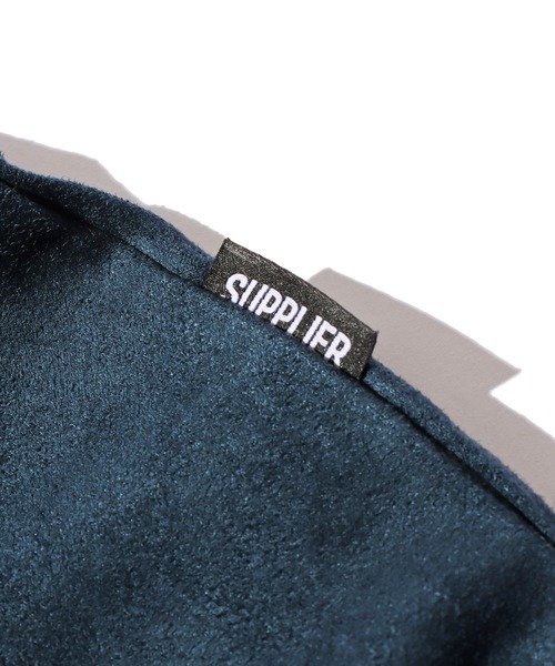 SUPPLIER(サプライヤー)の「SUPPLIER/サプライヤー QUARTER ZIP HALF SLEEVE ハーフジップ(Tシャツ/カットソー・メンズ・ダークブラウン/ブルー・M/L)」の4枚目の写真