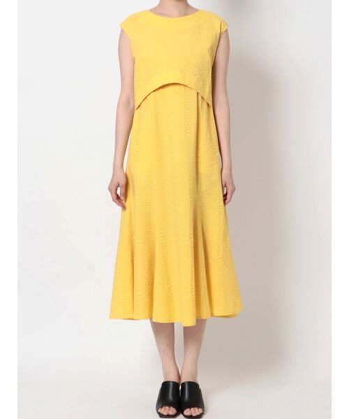 ELENDEEK（エレンディーク）の「ジャガードレイヤードライクワンピース