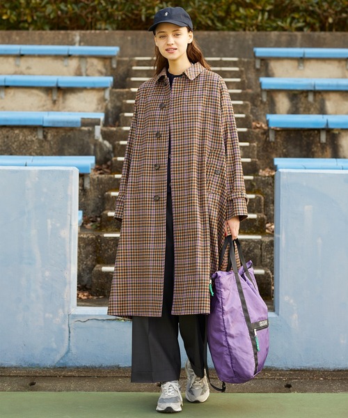 【美品】GYMPHLEX/ジムフレックス ベルテッドバルマカーンコート GYMPHLEX（ジムフレックス）の「Gymphlex | ベルテッドバルマ