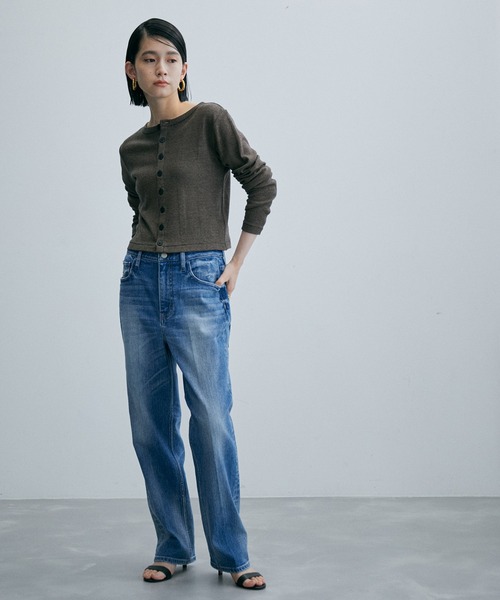 Healthy denim（ヘルシーデニム）の「【Healthy DENIM for ADAM ET ROPE'】別注 Chili Pepper Hightrise Straigh（デニムパンツ・レディース・グレー/ブルー・22/25/24/23）」の17枚目の写真