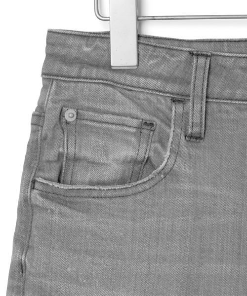 Healthy denim（ヘルシーデニム）の「【Healthy DENIM for ADAM ET ROPE'】別注 Chili Pepper Hightrise Straigh（デニムパンツ・レディース・グレー/ブルー・22/25/24/23）」の4枚目の写真