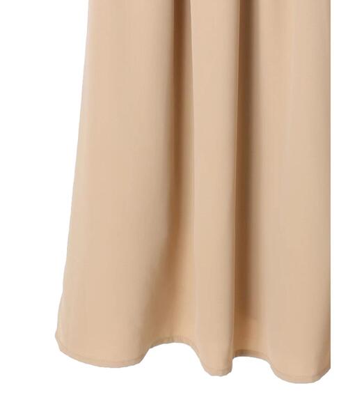 HALUHIROINE（ハルヒロイン）の「タックデザインワンピース（ドレス・レディース・ブラック/ベージュ・FREE）」の4枚目の写真