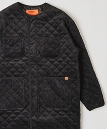 UNIVERSAL OVERALL | 【UNIVERSAL OVERALL】QUILT VELOR COAT / キルティング中綿ベロアコート(ダウンジャケット/コート)