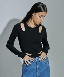 MAISON SPECIAL | 2WAYカットワークトップス【MAISON SPECIAL/メゾンスペシャル】(Tシャツ/カットソー)