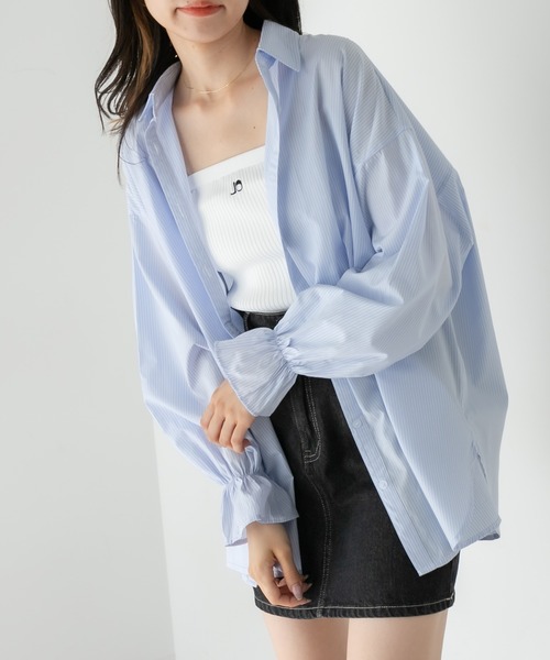 OLIVE des OLIVE（オリーブデオリーブ）の「OLニットキャミ（キャミソール・レディース・ブラック/ブラウン/オフホワイト/サックスブルー・FREE）」の12枚目の写真