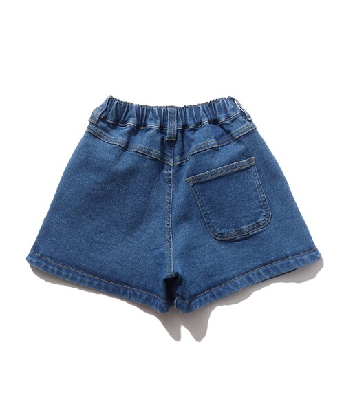 SHOO・LA・RUE（シューラルー）の「【100-140cm】ストレッチデニムショートパンツ（その他パンツ・キッズ・ネイビー系5/ブルー系5・11/10/12/13/14）」の6枚目の写真