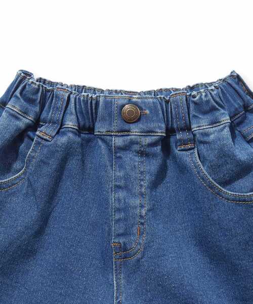 SHOO・LA・RUE（シューラルー）の「【100-140cm】ストレッチデニムショートパンツ（その他パンツ・キッズ・ネイビー系5/ブルー系5・11/10/12/13/14）」の5枚目の写真