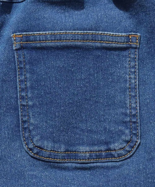 SHOO・LA・RUE（シューラルー）の「【100-140cm】ストレッチデニムショートパンツ（その他パンツ・キッズ・ネイビー系5/ブルー系5・11/10/12/13/14）」の3枚目の写真