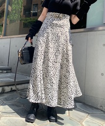 OLIVE des OLIVE | 【WEB限定カラー有】ビットベルト付きフレアスカート(スカート)