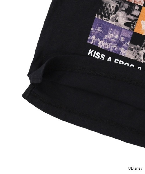 DENIM DUNGAREE（デニムダンガリー）の「天竺 KERMIT PHOTO Tシャツ（Tシャツ/カットソー・キッズ・ホワイト/ブラック・100/110/120/90）」の10枚目の写真