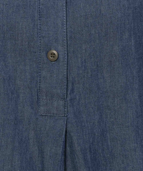 studio CLIP（スタディオクリップ）の「バックリボンデニムシャツブラウス（シャツ/ブラウス・レディース・ライトブルー/インディゴブルー・FREE/TF）」の11枚目の写真