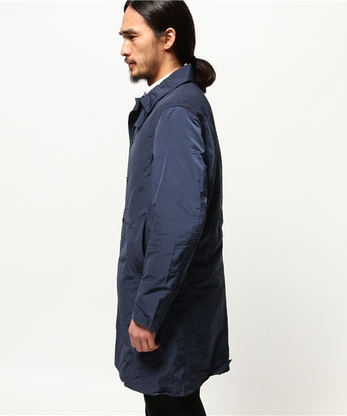 EDIFICE（エディフィス）の「◇グログランメモリーコート（ステンカラーコート・メンズ・ベージュ/グリーン/ブルー系その他/イエロー・46/44/50/48）」の6枚目の写真