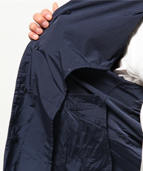 EDIFICE（エディフィス）の「◇グログランメモリーコート（ステンカラーコート・メンズ・ベージュ/グリーン/ブルー系その他/イエロー・46/44/50/48）」の13枚目の写真